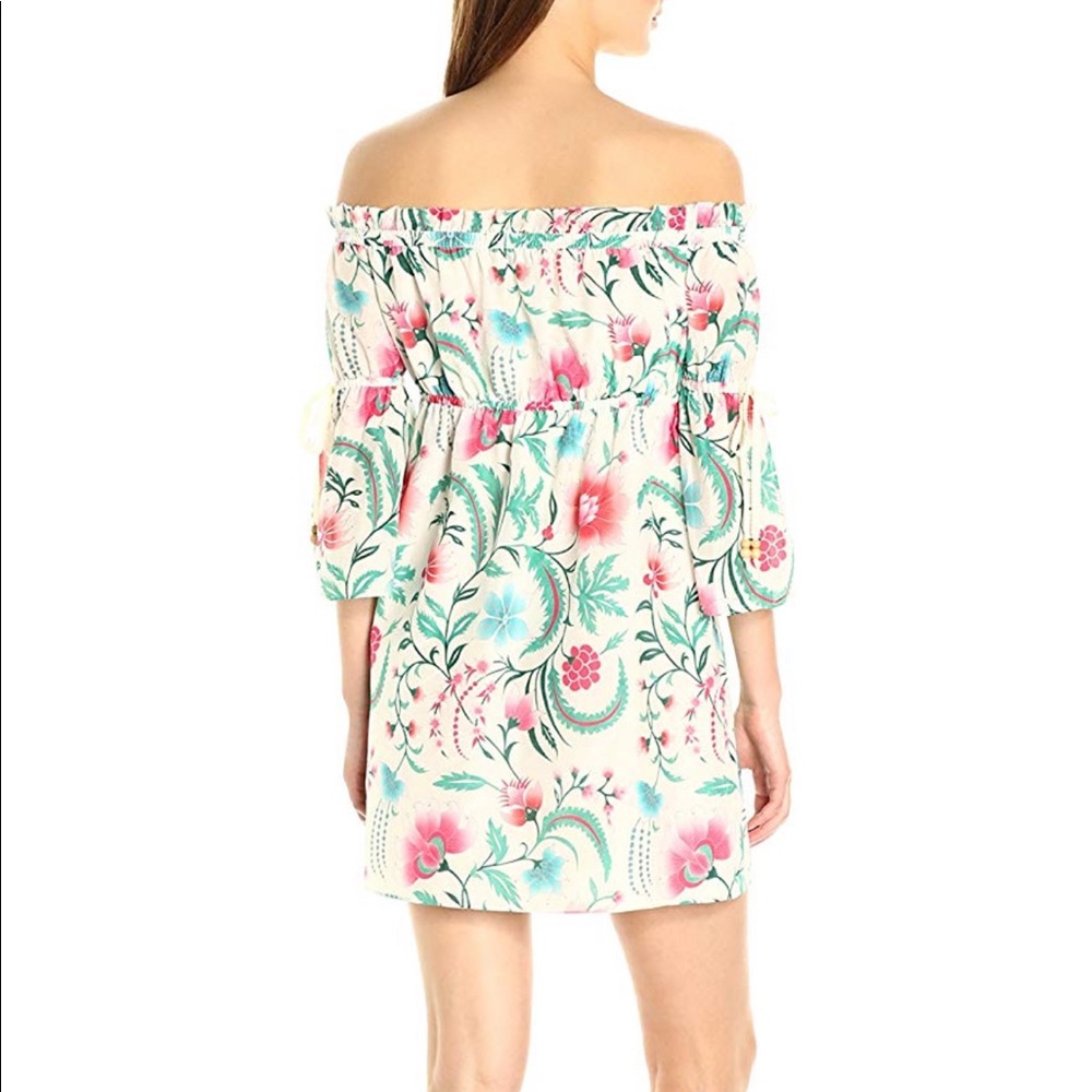 Rachel Zoe Off-the-Shoulder Floral Dress-  Size 8 - Picture 2 of 4